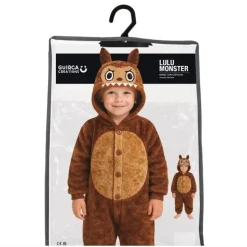 Lulu Monster Børnekostume Brun