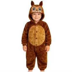 Lulu Monster Børnekostume Brun