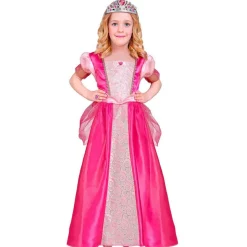 Lyserød Prinsesse Børnekostume