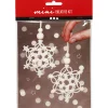 Macramé Juletræspynt: Iskrystal, DIY