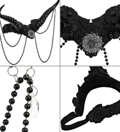 Maleficent Horn Hårbøjle Sort
