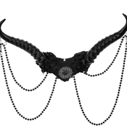 Maleficent Horn Hårbøjle Sort