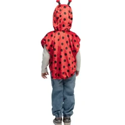 Mariehøne Poncho Børnekostume