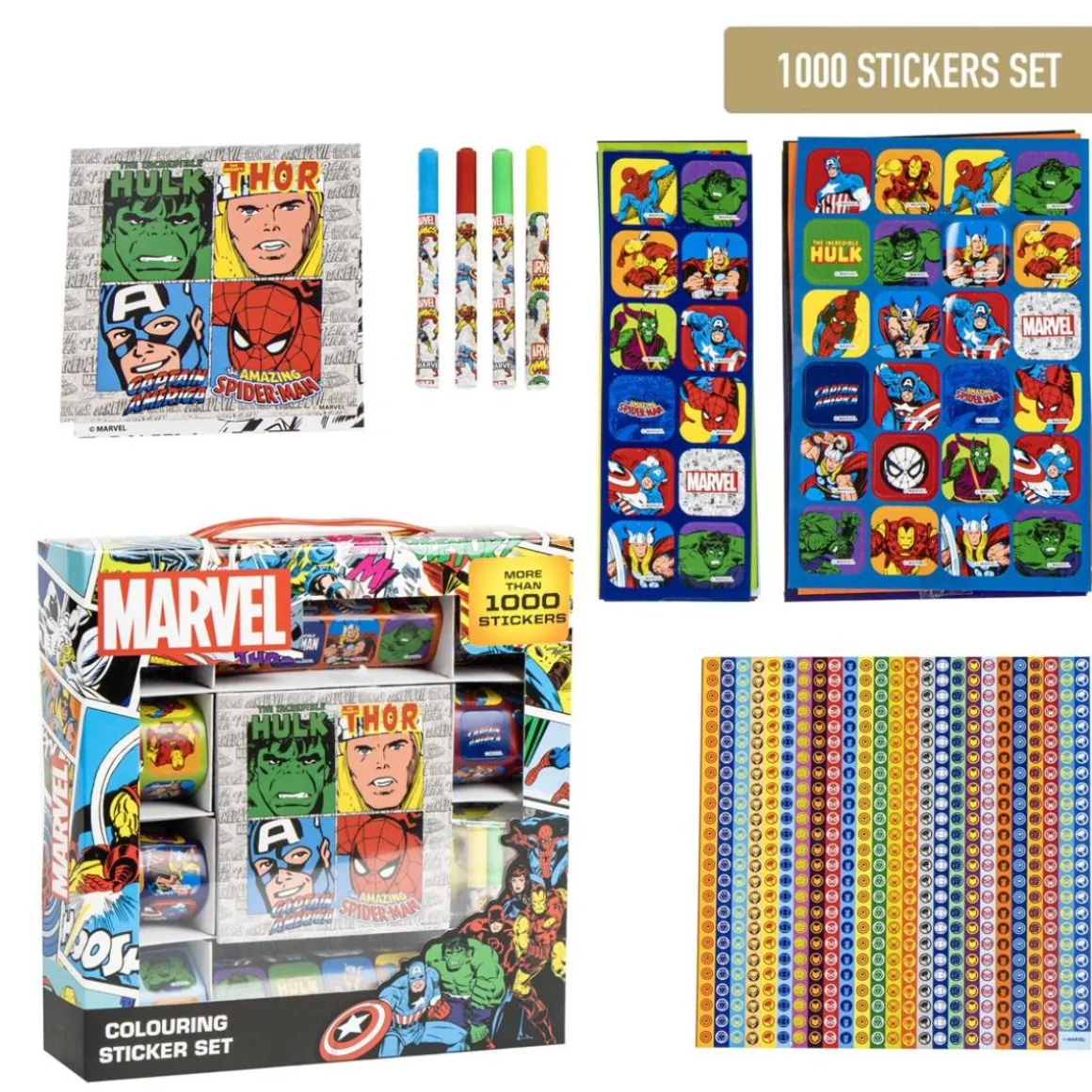 Marvel® Klistermærkesæt