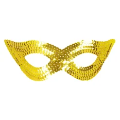 Maskerade Øjenmaske Guld