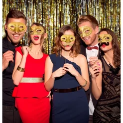 Maskerade Øjenmaske Guld