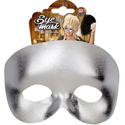 Maskerade Øjenmaske Sølv