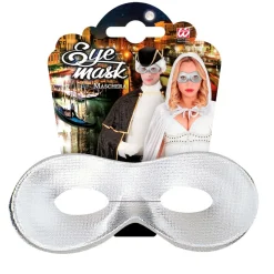 Maskerade Øjenmaske Sølv
