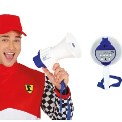 Megafon Hvid/Blå