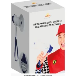 Megafon Hvid/Blå