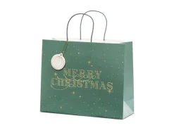 Merry Chistmas Gavepose Grøn