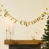 Merry Christmas Guirlande Guld