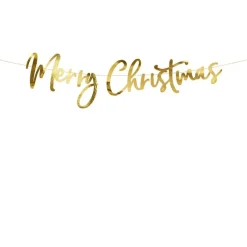 Merry Christmas Guirlande Guld