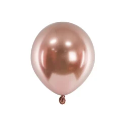 Metalliske Små Balloner Rosaguld