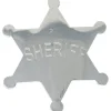 Metal Sherifstjerne Sølv