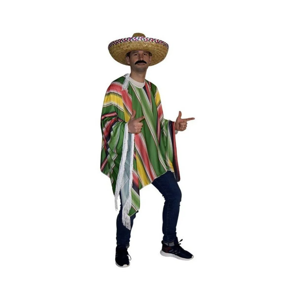 Mexicansk Poncho Kostume