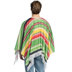 Mexicansk Poncho Multifarvet