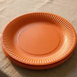 Middagstallerkener Orange
