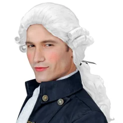 Middelalder Grev Paryk Hvid
