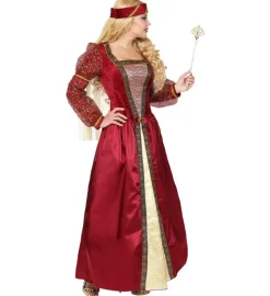 Middelalder Prinsesse Kostume Rød