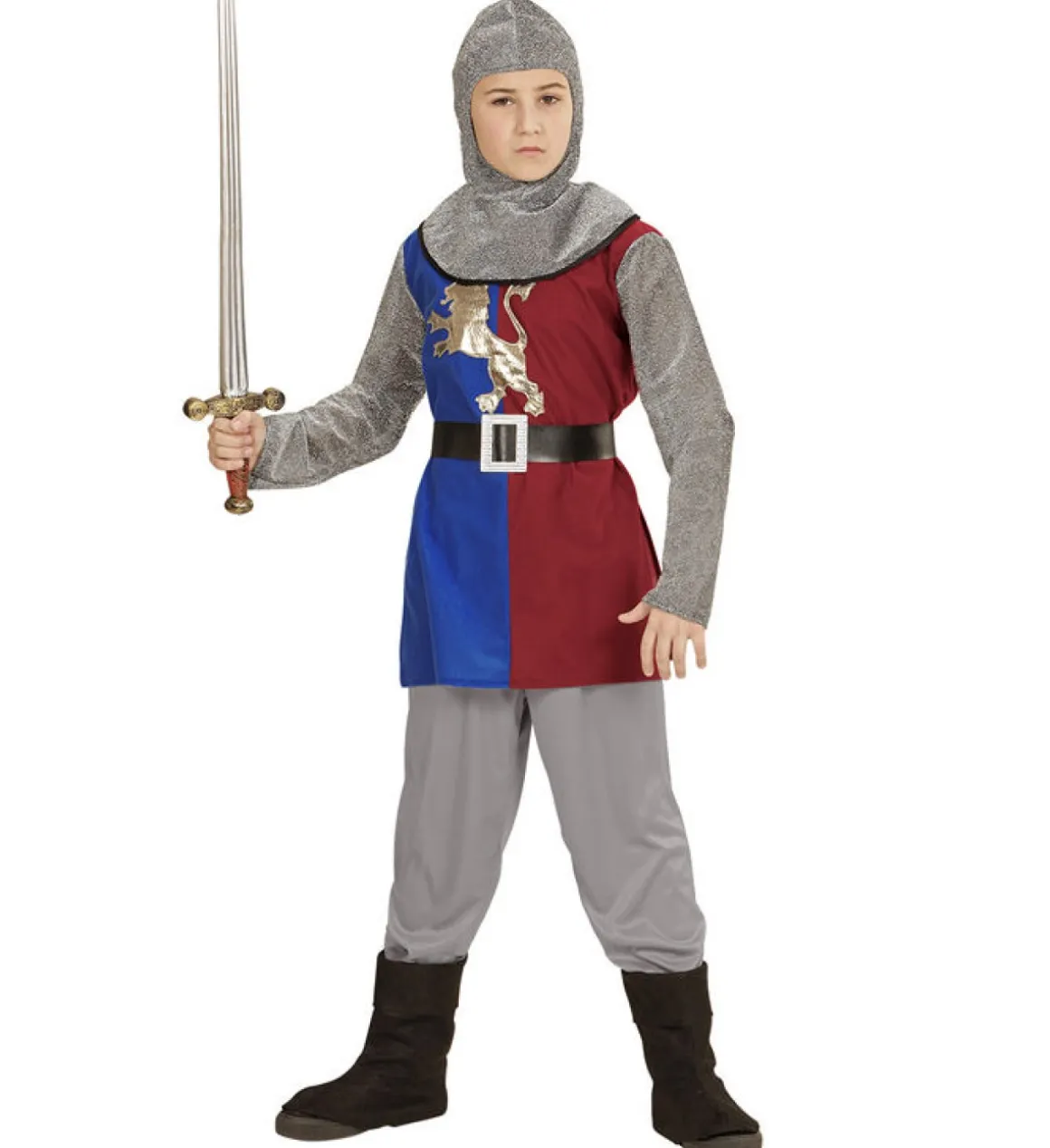 Middelalder Ridder Børnekostume