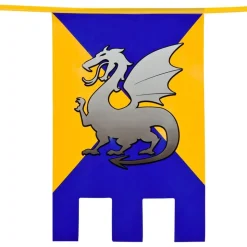 Middelalder Våbenskjold Flagguirlande