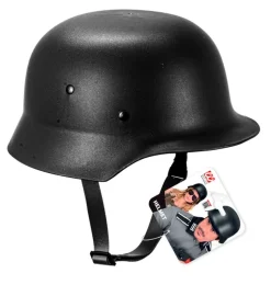 Militærhjelm Sort
