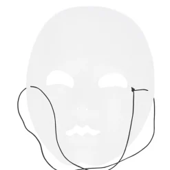 Mime Maske Guld