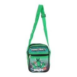 Minecraft® Creeper Skuldertaske Grøn