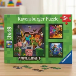 Minecraft® 3-i-1 Puslespil