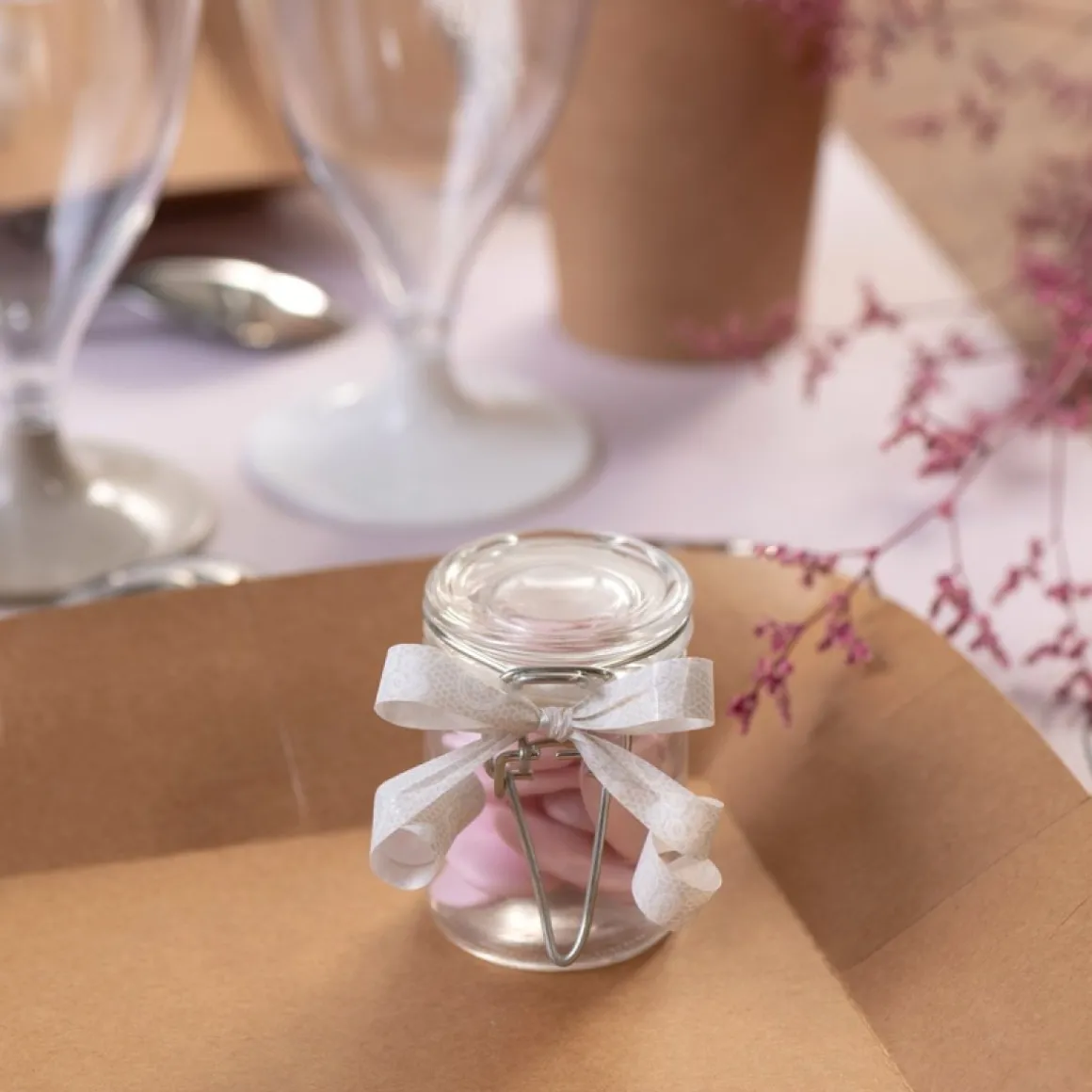 Mini Hermetisk Glas Krukke Transparent