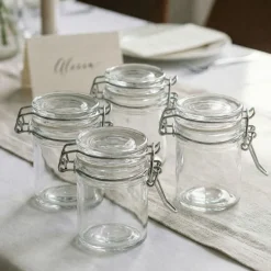 Mini Hermetisk Glas Krukke Transparent
