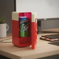 Mini USB Køleskab Rød