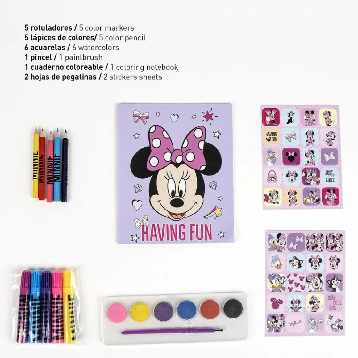 Minnie Mouse® Farvelæg Selv Rygsæk