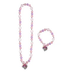 Minnie Mouse® Halskæde & Armbånd Lyserød