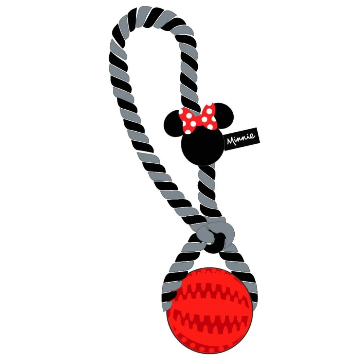 Minnie Mouse® Hundelegetøj med Bold Rød