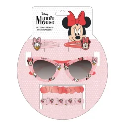 Minnie Mouse® Solbrille & Hårtilbehør Sæt Lyserød