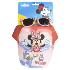 Minnie Mouse® Kasket & Solbriller Rød