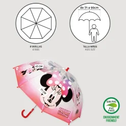 Minnie Mouse® Paraply Lyserød