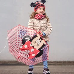 Minnie Mouse® Prikket Paraply Rød