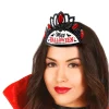 Miss Halloween Tiara Sort/Rød