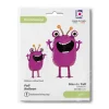 Monster Folieballon Lilla
