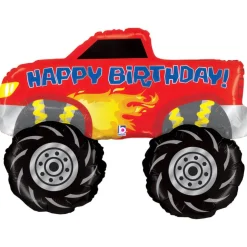Monster Truck Happy Birthday Folieballon