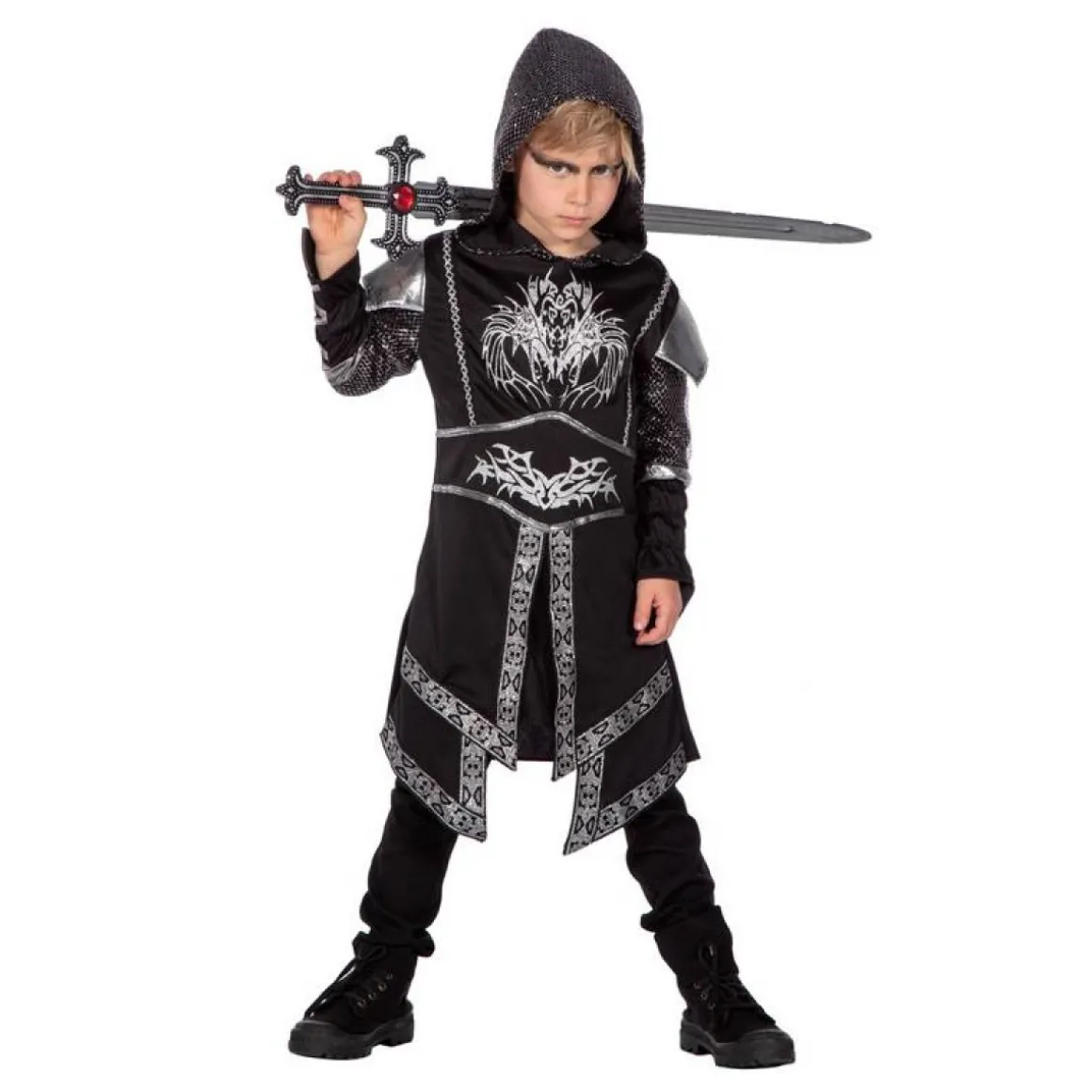 Mørk Ridder Børnekostume