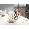 Musikkrus G-Nøgle Sort/Hvid