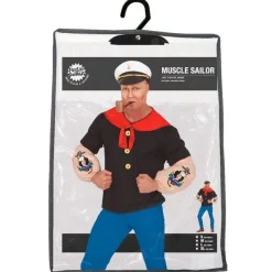 Muskuløs Sømand Kostume