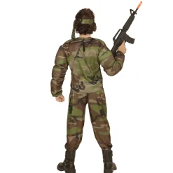 Muskuløs Soldat Børnekostume