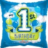 My 1st Birthday Folieballon Blå