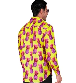Neon Ananas Skjorte Gul