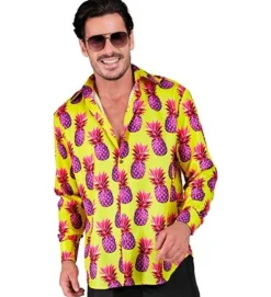 Neon Ananas Skjorte Gul
